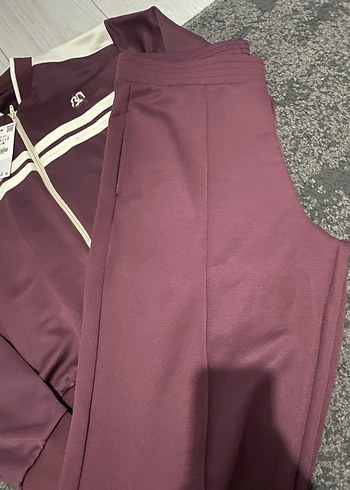 Bordo Fermuarlı Spor Ceket Zara - Görsel 4