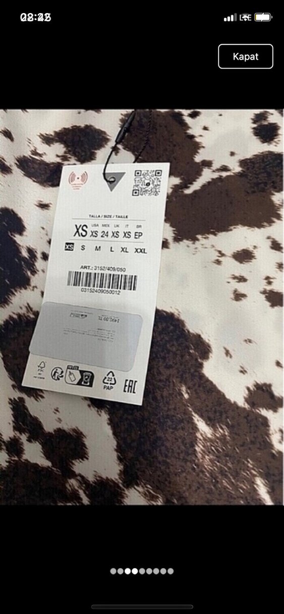 Zara marka zaten etek - Görsel 2