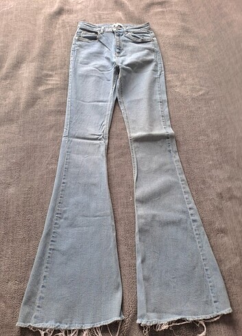 34 Beden mavi Renk Pantolon