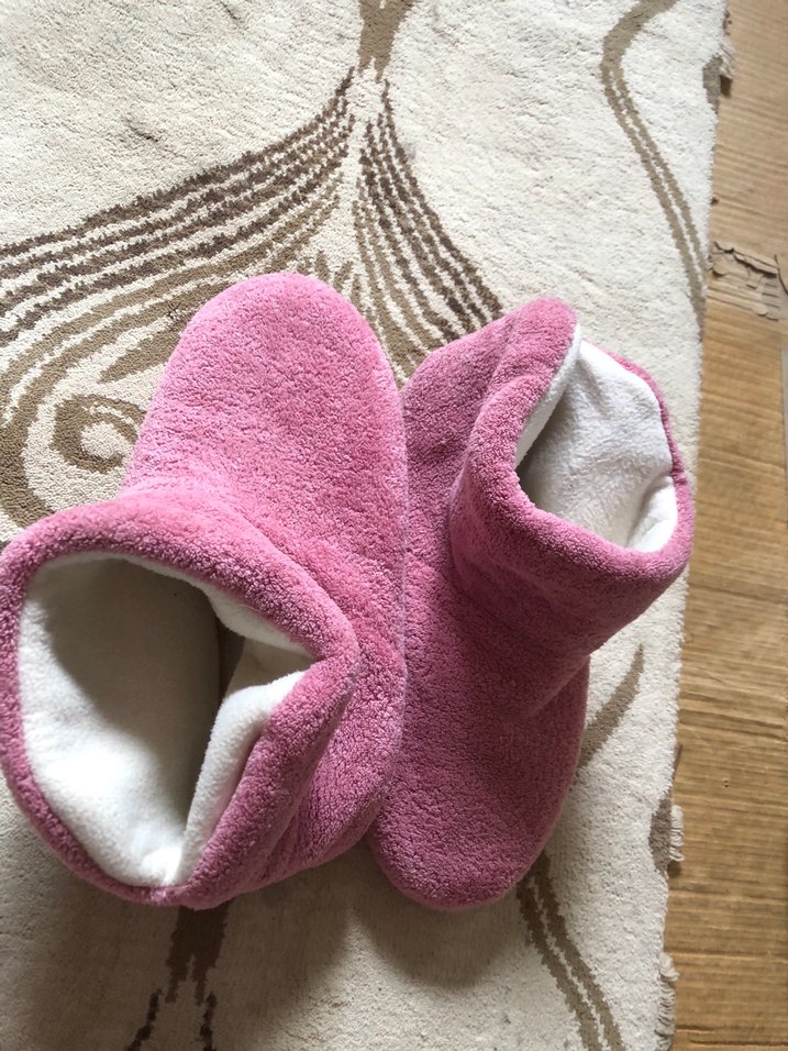 Kız Çocuk Pudra Sıcak Ev Terliği - Görsel 3