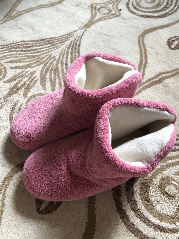 Kız Çocuk Pudra Sıcak Ev Terliği - Görsel 5