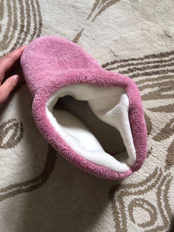 Kız Çocuk Pudra Sıcak Ev Terliği - Görsel 2