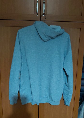ekru krem  ve gri Fermuarlı Erkek Sweatshirt - Görsel 8