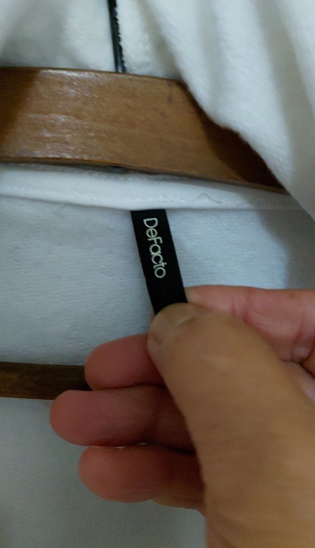 ekru krem  ve gri Fermuarlı Erkek Sweatshirt - Görsel 3