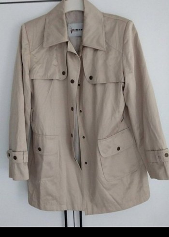 bej kadın trençkot - Görsel 3