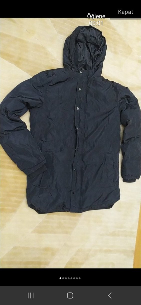 mudo lacivert unisex mont kaban - Görsel 2