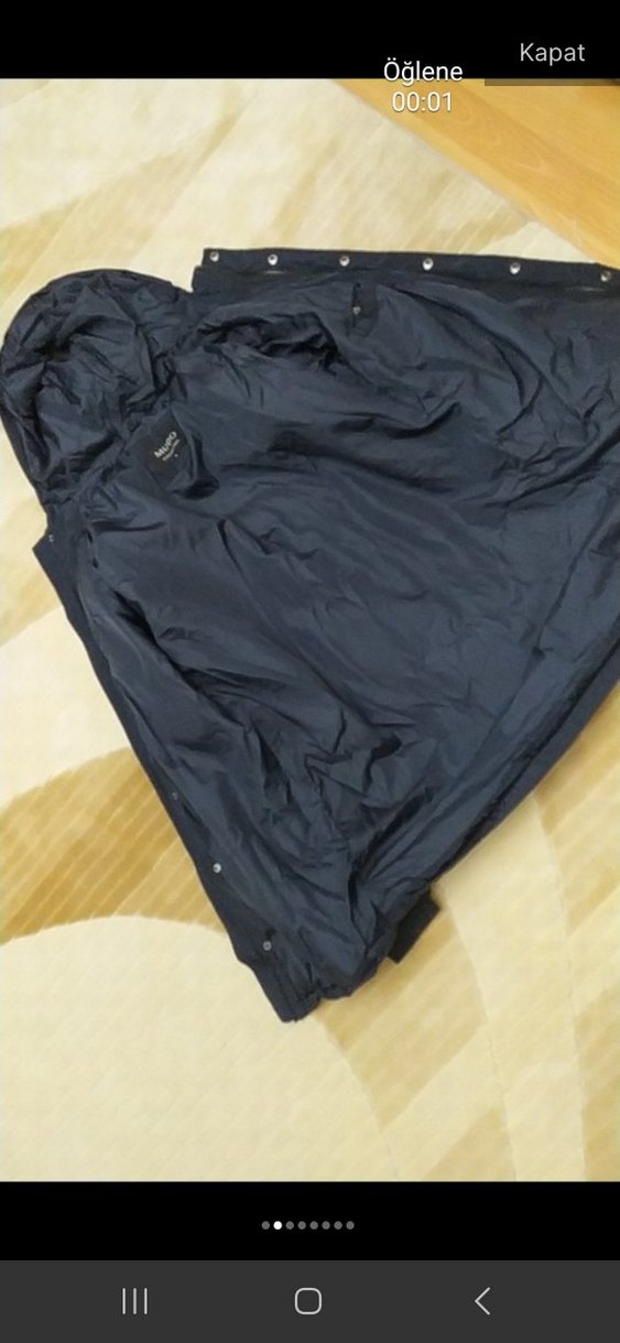 mudo lacivert unisex mont kaban - Görsel 3