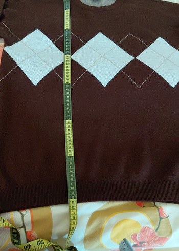 Kadın Kahverengi Örgü Kazak - Görsel 5