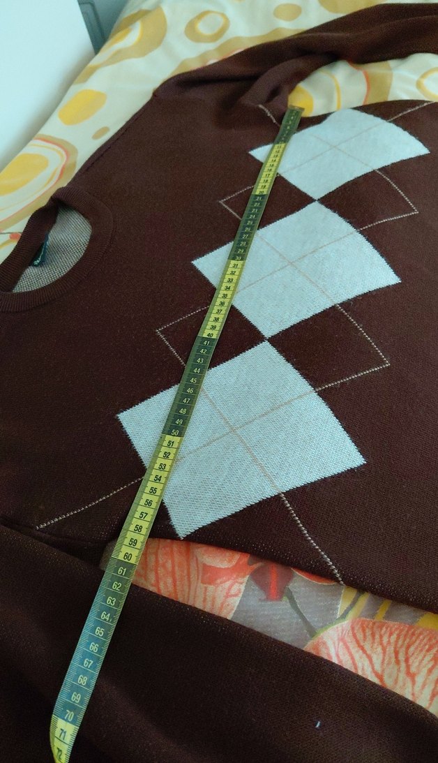 Kadın Kahverengi Örgü Kazak - Görsel 4