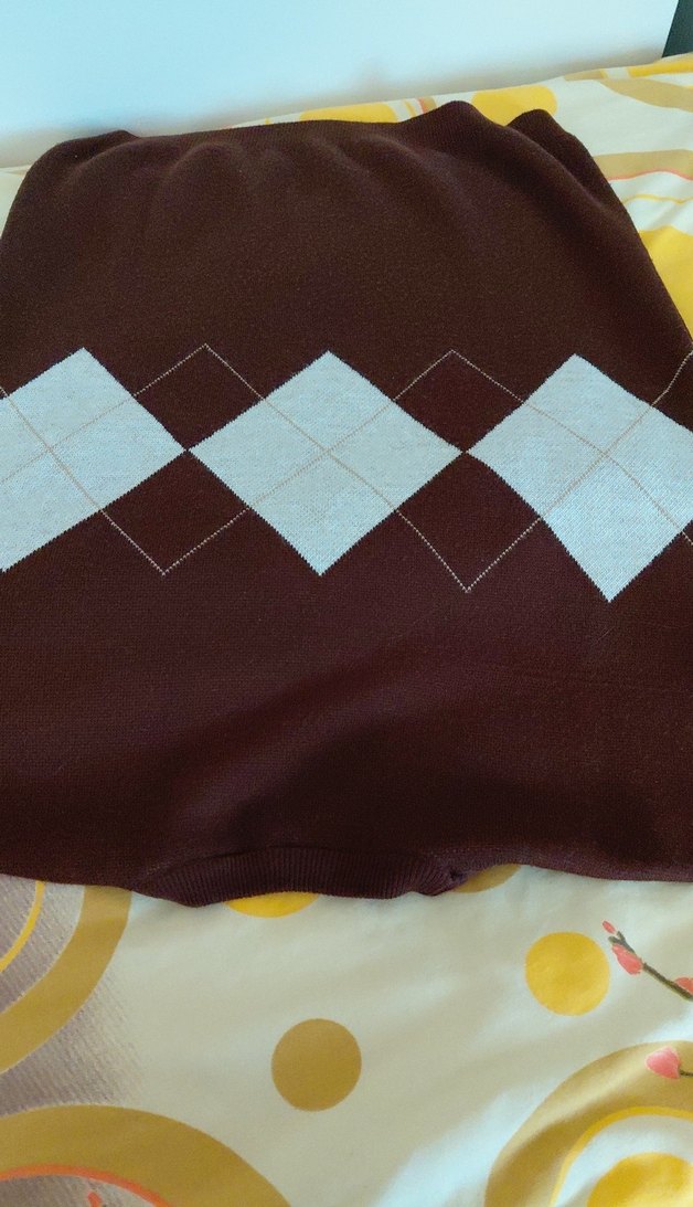 Kadın Kahverengi Örgü Kazak - Görsel 3