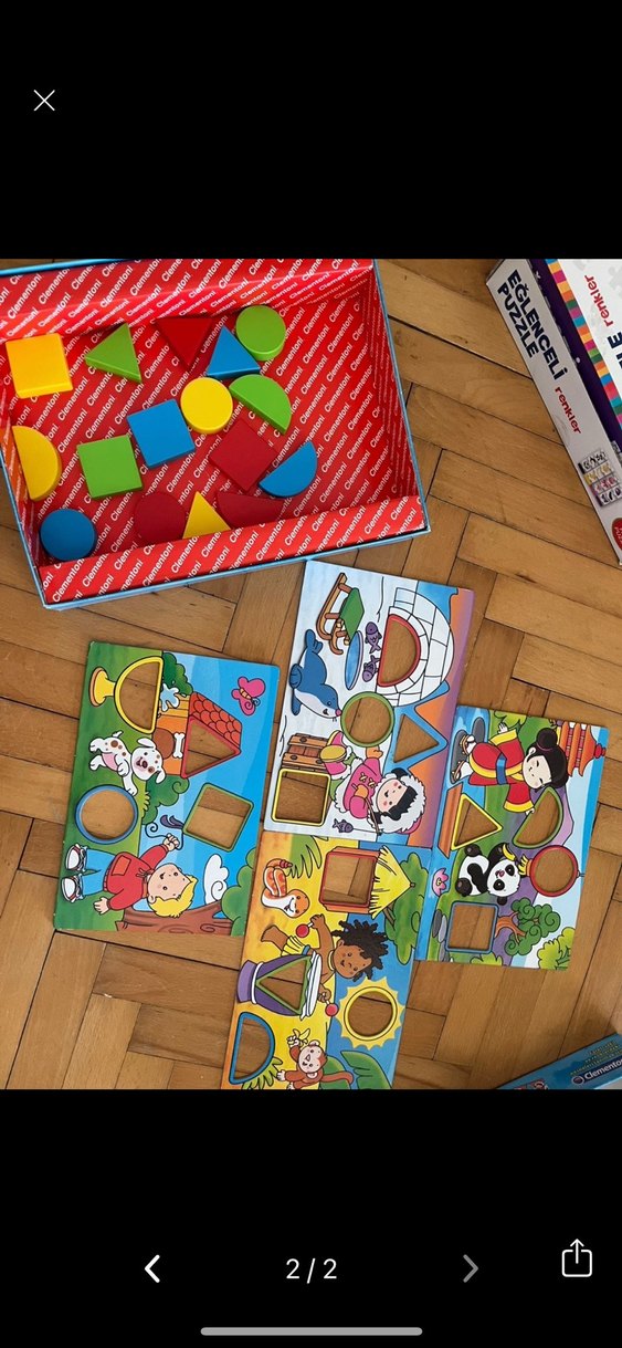 Clementoni Şekiller ve Renkler Eğitici Oyuncak - Görsel 2