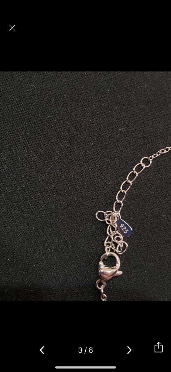 925 ayar gümüş Ay Yıldızlı Minimalist Kolye - Görsel 3