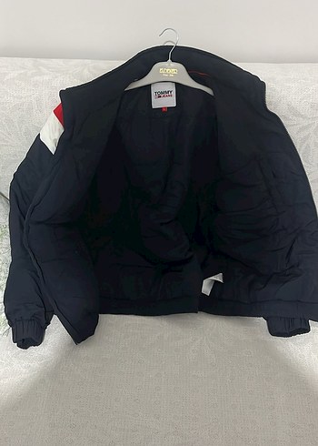 Tommy Hilfiger Siyah Kırmızı Erkek mont Ceket
