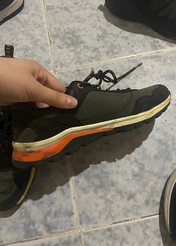 Erkek Kahverengi Spor Ayakkabı Bağcıkları - Görsel 5