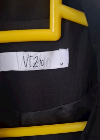 Diğer Kadın Siyah Midi Boy Düğmeli Blazer Ceket