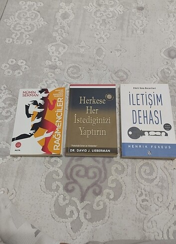 3 adet kitap