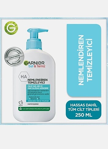 Garnier yüz temizleme jeli