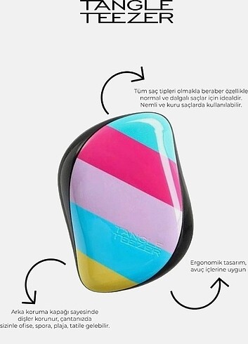 Tangle teezer saç fırçası