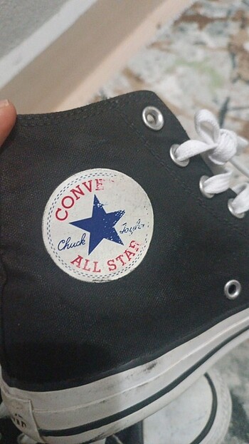 39 Beden Siyah Converse orijinal