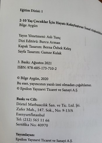  Beden Renk 2-10 Yaş Çocuklar İçin Hayatı Kolaylaştıran Temel Alışkanlıklar