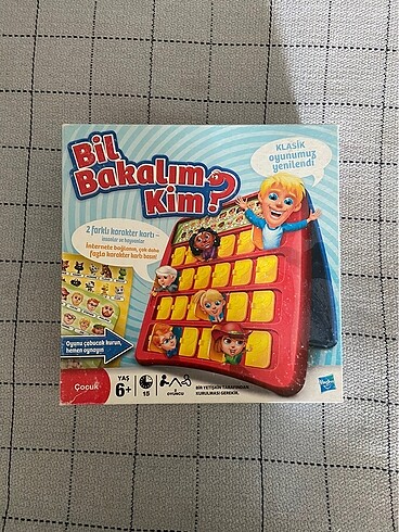 bil bakalım kim kutu oyunu