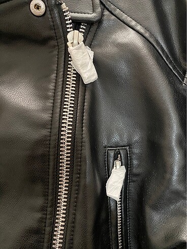 s Beden Zara oversize biker deri ceket