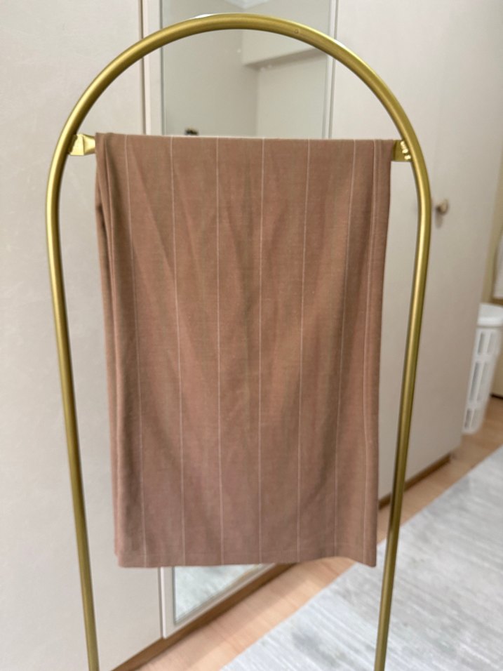 Ekru Nakışlı Kahverengi Tunik & Pantolon Takımı — görsel 4/5