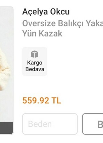 Diğer Açelya Okçu Oversize Balıkçı Yaka Hasır Desen Yün Kazak