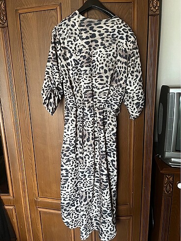 42 Beden Leopar elbise