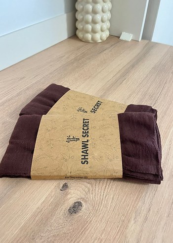 Kadın bambu Kahverengi Bohem Sarma Şal - Görsel 2