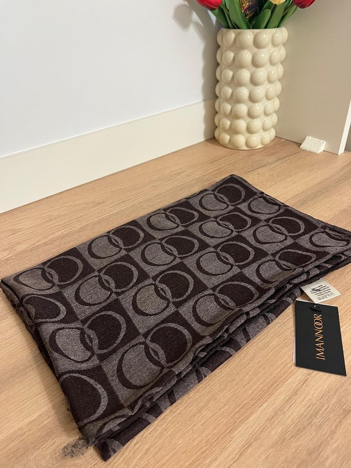 Gri Keten Kadın Şal - Görsel 5