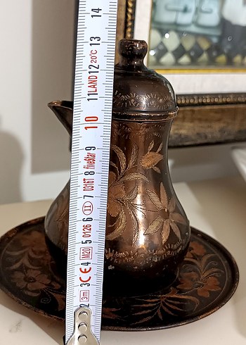Bakır sürahi ibrik - Görsel 9