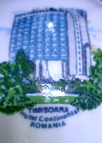 Vintage Romania hatırası şekerlik - Görsel 7