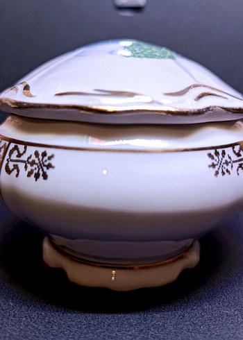 Vintage Romania hatırası şekerlik - Görsel 6