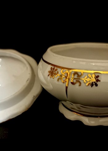 Vintage Romania hatırası şekerlik - Görsel 2