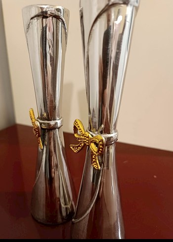 Alman gümüşü 2 ad.Dekoratif Vazo - Görsel 6