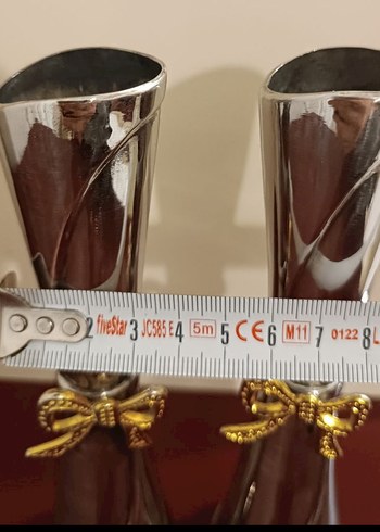 Alman gümüşü 2 ad.Dekoratif Vazo - Görsel 8