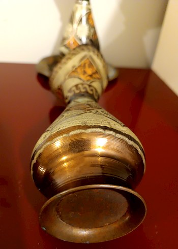 Bakır antika vazo - Görsel 6