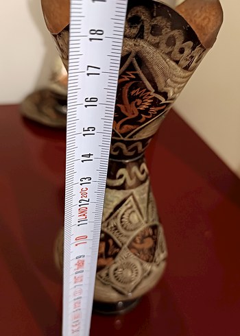 Bakır antika vazo - Görsel 7