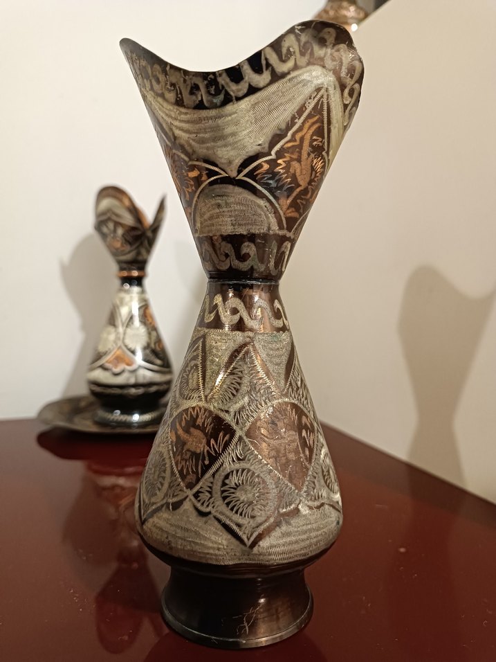 Bakır antika  vazo - Görsel 3