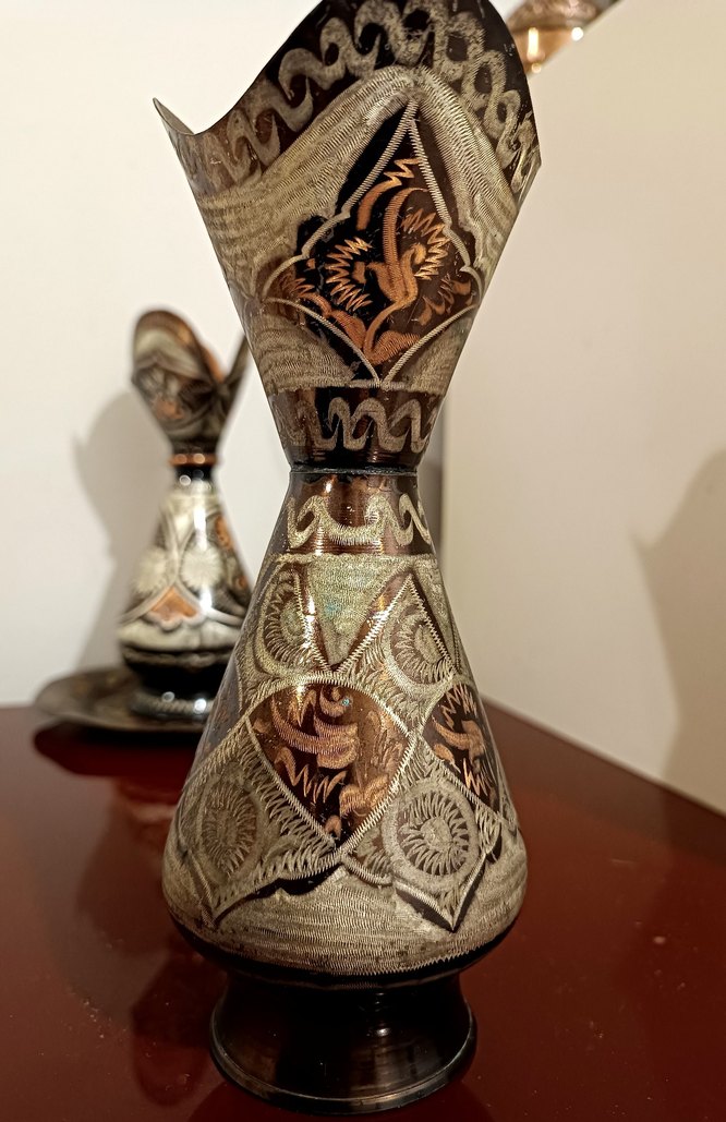 Bakır antika  vazo - Görsel 2