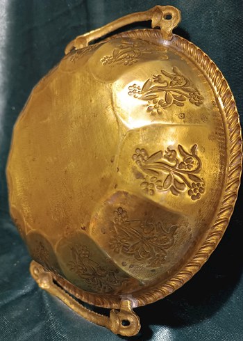 Prinç Altın Renkli Yuvarlak Tepsi - Görsel 3