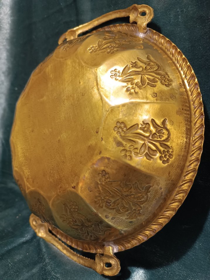 Prinç Altın Renkli Yuvarlak Tepsi - Görsel 3