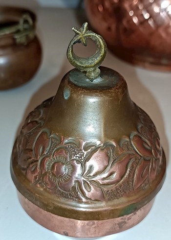 Bakır minyatür bakraç semaver lokumluk - Görsel 15