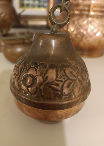 Bakır minyatür bakraç semaver lokumluk - Görsel 16
