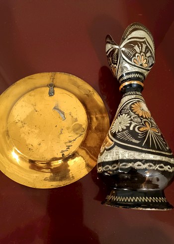 Bakır tabaklı vazo - Görsel 6