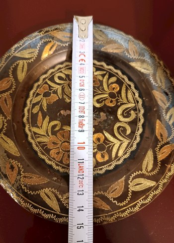 Bakır tabaklı vazo - Görsel 8