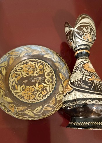 Bakır tabaklı vazo - Görsel 7