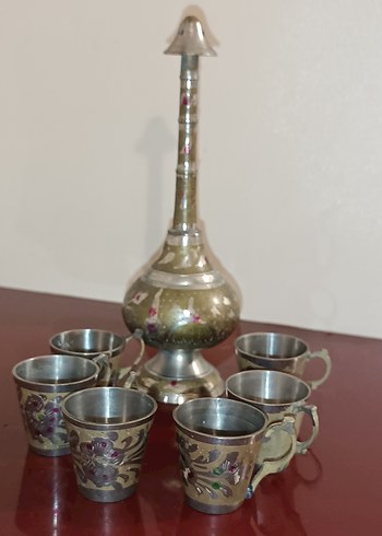 Prinç 6 adet bardak 1 adet güldanlık - Görsel 4