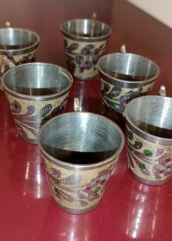 Prinç 6 adet bardak 1 adet güldanlık - Görsel 13